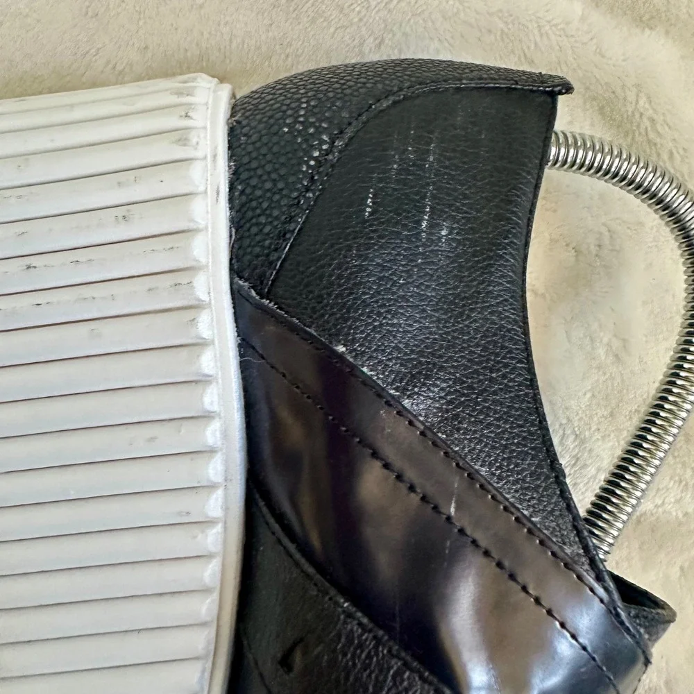 Circus by Sam Edelman Cassie Black Platform Creepers Shoes Women's Size 9